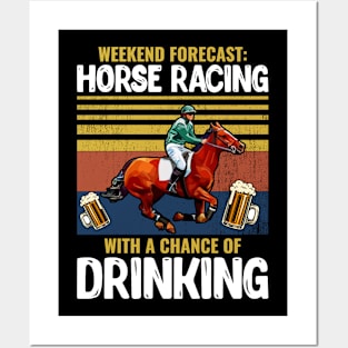 Weekend Forecast Horse Racing Posters and Art